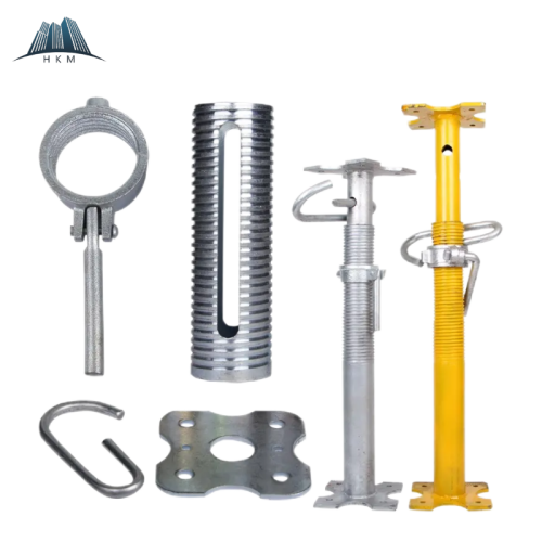 Adjustable Steel Shoring Props - Versatile Flower Plate Design Adjustable Steel Shoring Props - Versatile Flower Plate Design
