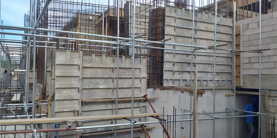 Details Related to Ground-Supported Scaffolding Setup