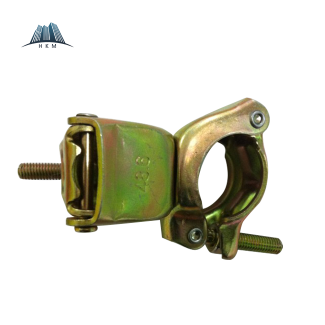 Pressed Double Coupler for Scaffolding Connections
