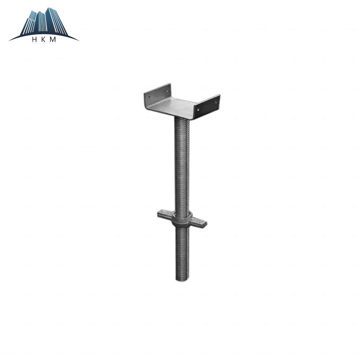 Adjustable U Head Jack for Scaffolding - Solid Base Construction Tool