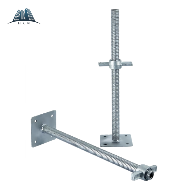 Adjustable Base Jack for Scaffolding - Leveling Screw Jack System