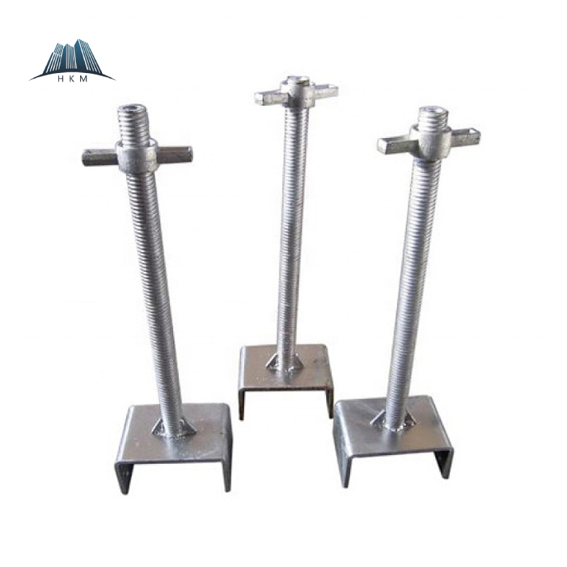 Adjustable U Head Scaffold Steel Jack Base for Stability and Support