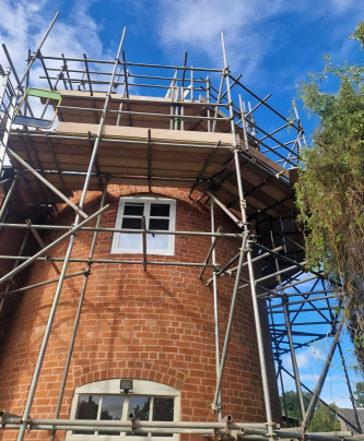 Height Requirements for Erection of Ground-Supported Scaffolding